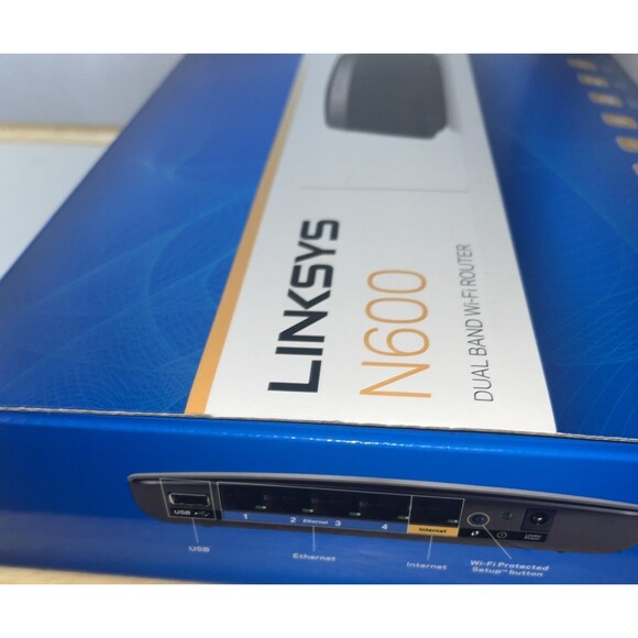 Linksys N600 E2500 Dual Band Wireless N 4-Port Wi-Fi Router E2500-NP - Picture 3 of 7